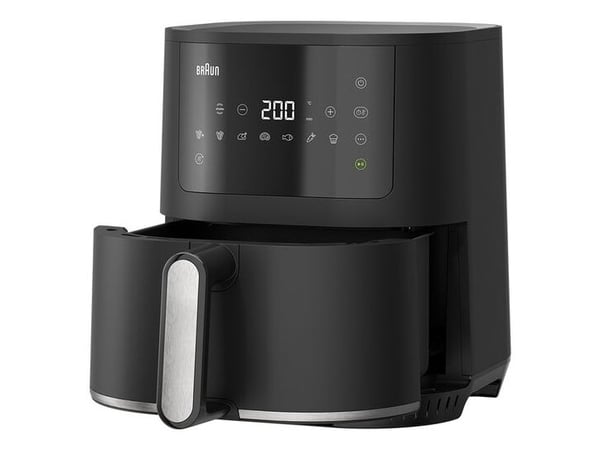 Braun MultiFry 3, Varmluftsfrityr, 4,3 l, 80 °C, 200 °C, Single/enkelt, Svart