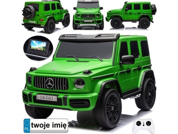 Jokomisiada Batteridrevet bil Mercedes G klasse 63 AMG 4x4 Panel Radio 2 personer 24V