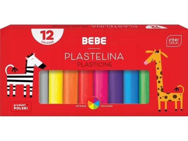 Interdruk Plasticine 12 väriä B&B Kids