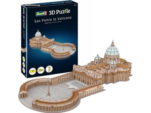 Revell San Pietro in Vaticano, 68 stykker, Bygninger, 10 år