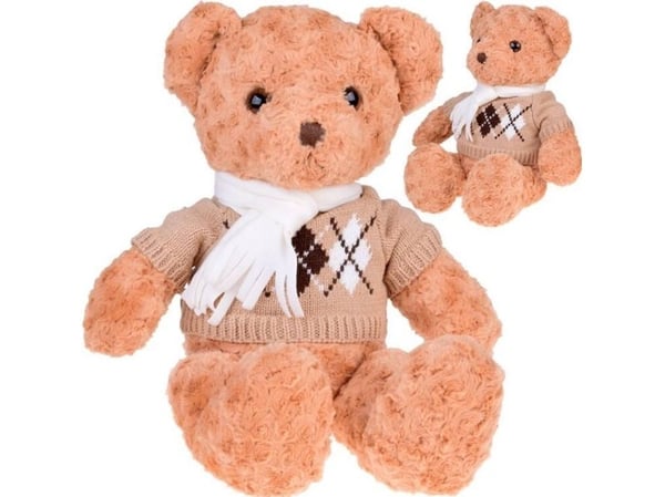 Yokomisiada pehmeä nalle pusero ja huivi 60cm ZA5330