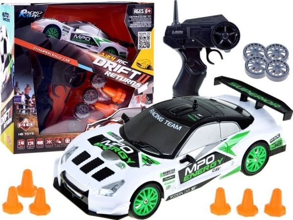 Jokomisiada fjernstyrt bil DRIFT med kjegler RC0506