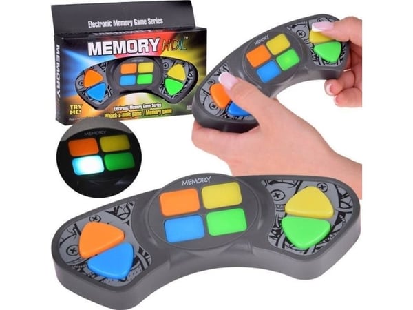 Jokomisiada elektronisk Memory-spill med fargede knapper, lagrer farger GR0690