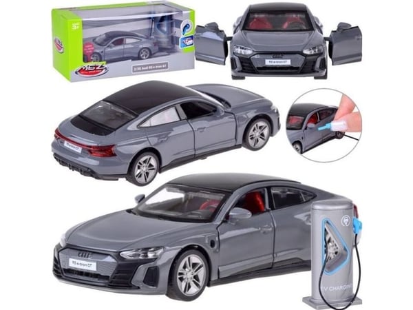 Jokomisiada bil i metall elektrisk Audi RS e-tron GT Coupé ZA5045 (lyd og lys)