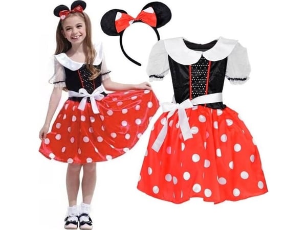 Jokomisiada søtt kostyme Minnie for jenter L/XL ZA5280