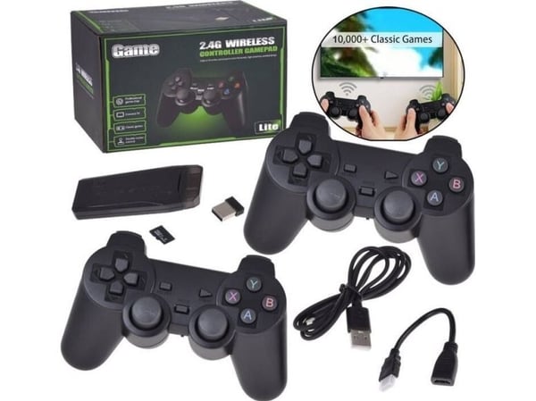 Jokomisiada spillsett konsoll HDMI RETRO + 2 kontroller (20000+ spill som før) GR0696