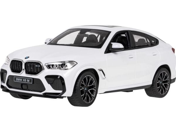 Rastar BMW X6 M valkoinen RASTAR 1:14 Kauko-ohjattava auto + 2.4 GHz kaukosäädin