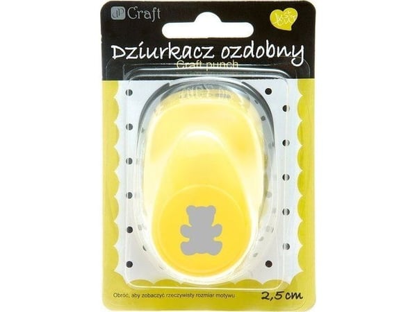 Artequipment DP CRAFT DZIURKACZ OZDOBNY 2,5CM MIŚ uniw Artequipment DP CRAFT DZIURKACZ OZDOBNY 2,5CM MIŚ uniw