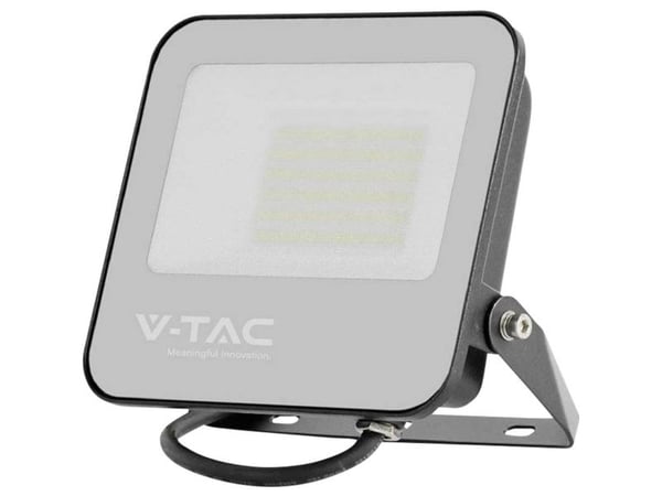 V-tac 50W LED-projektør sort hus 6500K