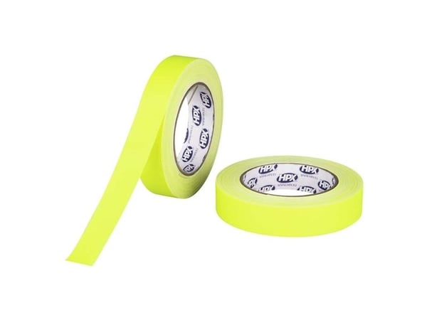 Teippi fluo keltainen, 25mm x 25m Teippi fluo keltainen, 25mm x 25m
