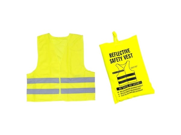 Allride SOS Support, Sikkerhedsvest gul, reflekterende,