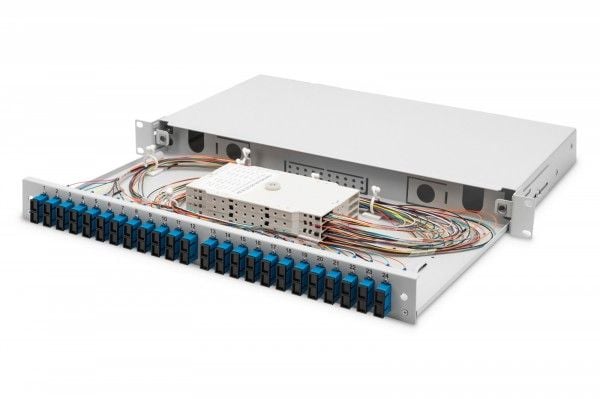 DIGITUS Professional DN-96322/9 - Fiberoptisk skarvlåda - 1U - 19"