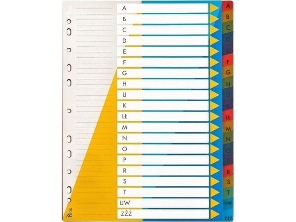 A4 PP alfabetfliker BP631-AZ