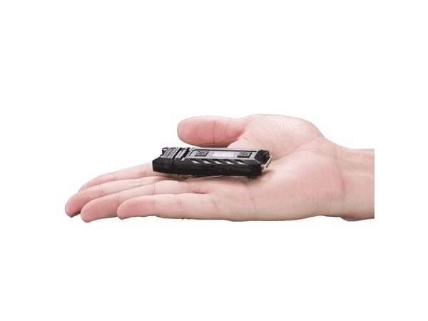 Nitecore Thumb, Lommelykt, Svart, Knapper, LED, 45 lm, 150 cd
