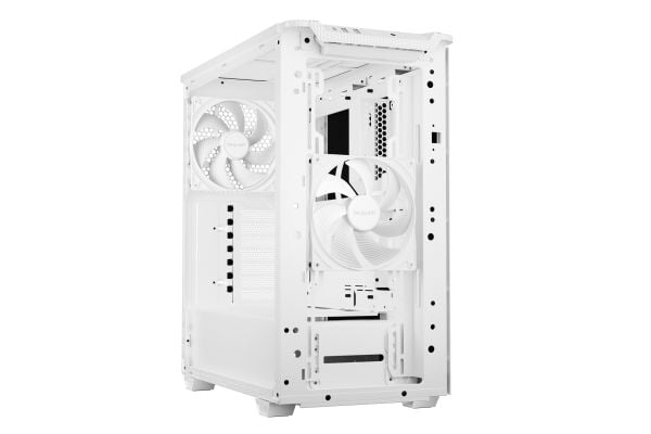 be quiet! Pure Base 501 Airflow - Midi-tårn - ATX - ingen strømforsyning (ATX / PS/2) - hvit - USB/lyd