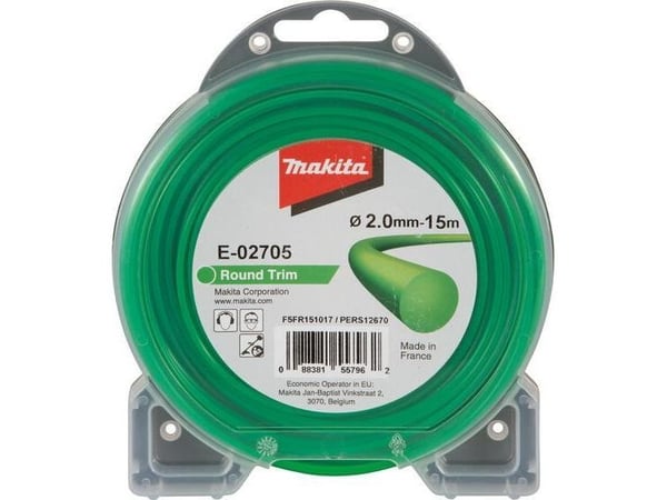 Makita - Gresstusserstreng - 2 mm - lengde: 15 m - for Makita UR180DZ