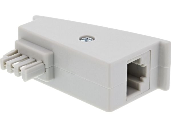InLine 69949, TAE-F, RJ-45, Harmaa