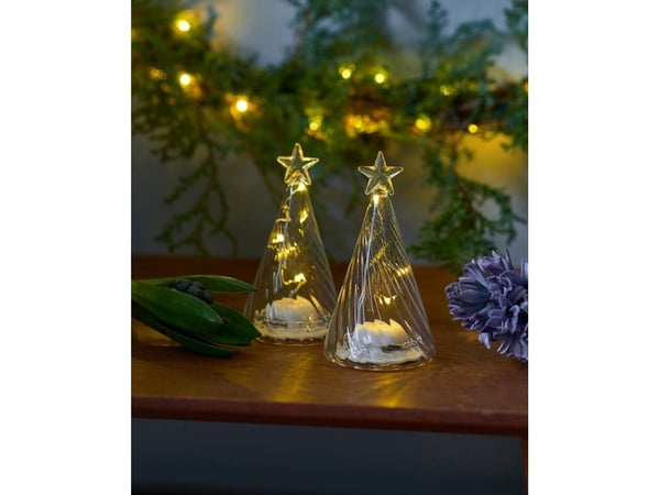 Sirius Wave Wood Clear - 2 kpl - H 9 cm