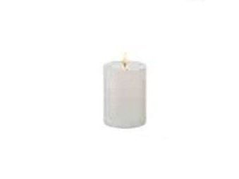 Sirius Sille kalenderlys hvit - Ø 7,5 cm - H 10 cm