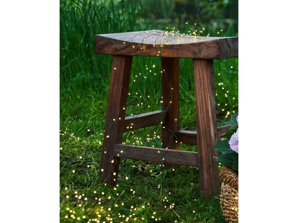 Sirius solcelledrevet lyssnor Knirke, 120 LED, grønn, 11,9 meter