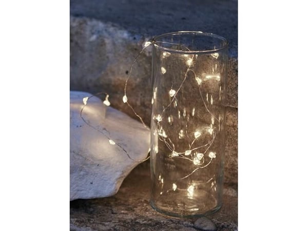 Sirius Lærke hjerte-lyskjede - 20 LED