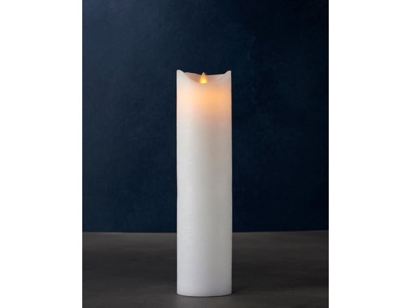 Sirius Sara Exclusive LED-lys i voks, hvit Ø 7,5 - H 30 cm