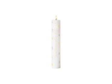 Sirius Sille Kalanteri kynttilä Ø5xH29.8cm, Kulta/hopea Treeer