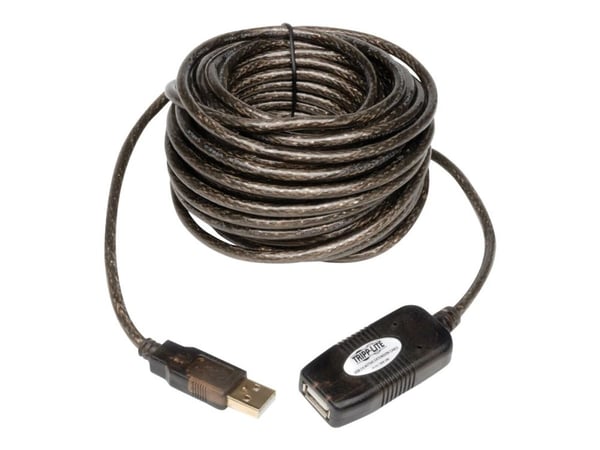 Eaton Tripp Lite Series 10M USB 2.0 Hi-Speed Active Extension Repeater Cable USB-A M/F 33' 33ft 10 Meter - USB-forlengelseskabel - USB (hann) til U...