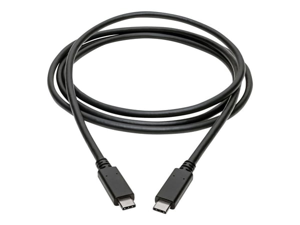 Eaton Tripp Lite Series USB-C Cable (M/M) - USB 3.2, Gen 1 (5 Gbps), Thunderbolt 3 Compatible, 6 ft. (1.83 m) - USB-kabel - USB-C (hann) til USB-C ...