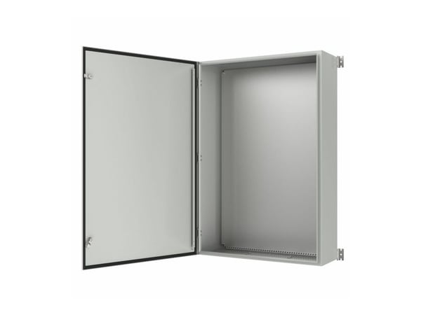 Lanview - Rack skåp - IP65, with mounting plate, W:800 x H:1200 x D:300mm - väggmontering - vit, RAL7035