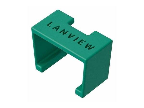 Lanview SmartClicks - Cable color coding clips - grön (paket om 20)