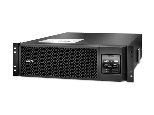 APC SRT5KRMXLW-HW, Taajuuden kaksoismuunnos (verkossa), 5 kVA, 4500 W, Sini, 100 V, 275 V