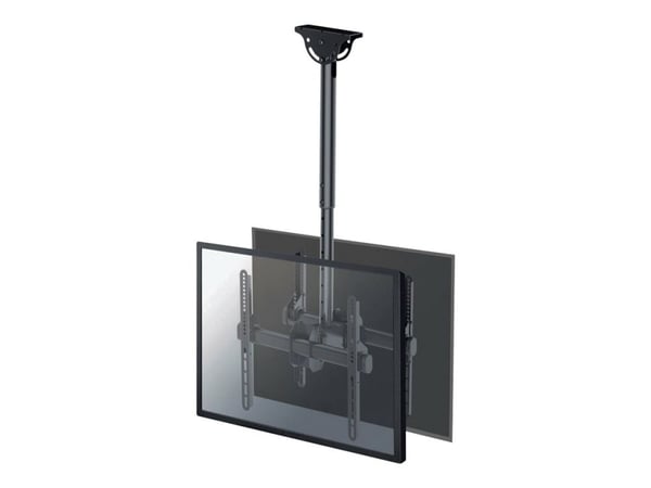 Neomounts NM-C440D - Brakett - full bevegelse - for 2 LCD-skjermer - svart - skjermstørrelse: 32"-60" - takmonterbar