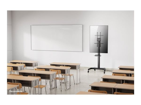 Neomounts PLASMA-M1900E - Vagn - för platt panel/AV-utrustning - svart - skärmstorlek: 37"-70"