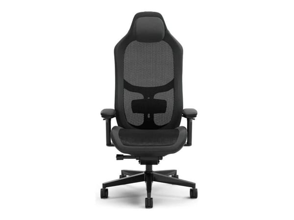 Fractal Design Refine - Spillestol - ergonomisk - liggestol - armlener - T-formet - tipping - glassfiberarmert polypropylen/polyamid - mørk