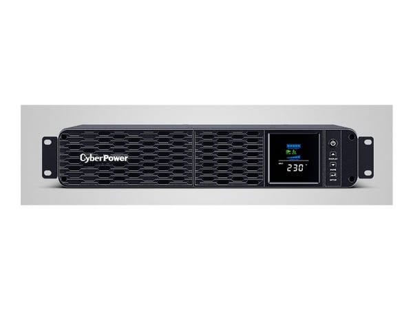 CyberPower CP1200EIPFCRM2U, interaktiivinen tuloliitin, 12 kVA, 720 W, puhdas sini, 169 V, 271 V