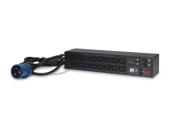 APC Switched Rack PDU AP7922B - Strømfordelerenhet (kan monteres i rack) - AC 230 V - Ethernet 10/100 - inngang: IEC 60309 32A - utgangskontakter: ...