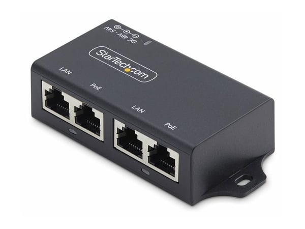 StarTech.com AF221CE-POE-INJECTOR, Gigabit Ethernet, Fast Ethernet, 10,1000,100 Mbps, 10/100/1000, IEEE 802.3ab, IEEE 802.3af, IEEE 802.3i, IEEE 80...