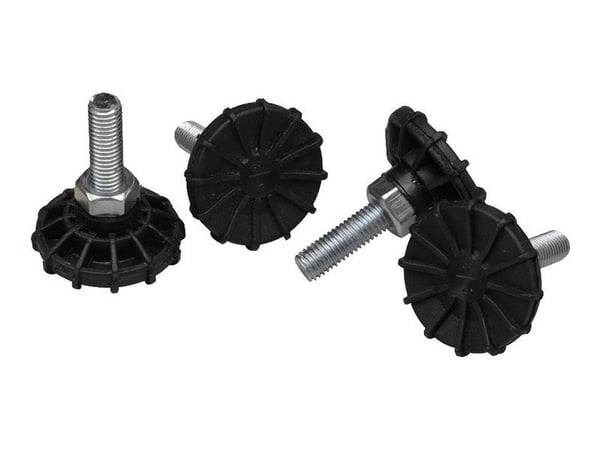 Lanview by Logon - Leveling feet kit - PVC (en pakke 4 deler)