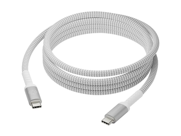 dbramante1928 re-charge - USB-kabel - USB-C (hane) till USB-C (hane) - USB 2.0 - 2.5 m - USB-strömförsörjning (100W), braided, 100 % återvunnen plast