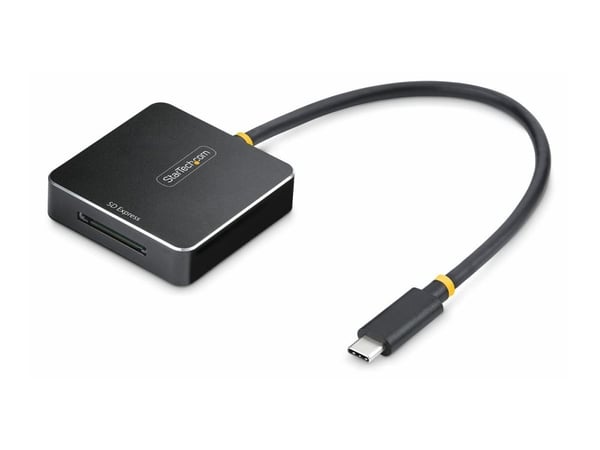 StarTech.com 1B-USB-C-SDE-ADAPTER, MMC, SD, SDHC, SDXC, Sort, 10000 Mbit/s, Aluminium, Plast, USB 3.2 Gen 2 (3.1 Gen 2) Type-C, 54 mm