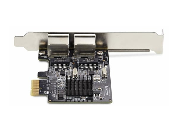 StarTech.com 2-Port Gigabit PCIe -verkkokortti, TAA-yhteensopiva - Verkkokortti - PCIe - Gigabit Ethernet x 2 - lajittelu - TAA-yhteensopiva - TAA-...