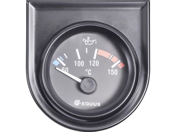 Equus 842109 bil innebygd instrument vann-/oljetemperaturvisning måleområde 60–160 °C Standard Gul/Rød/Grønn 52 mm Equus 842109 bil innebygd instrument vann-/oljetemperaturvisning måleområde 60–160 °C Standard Gul/Rød/Grønn 52 mm