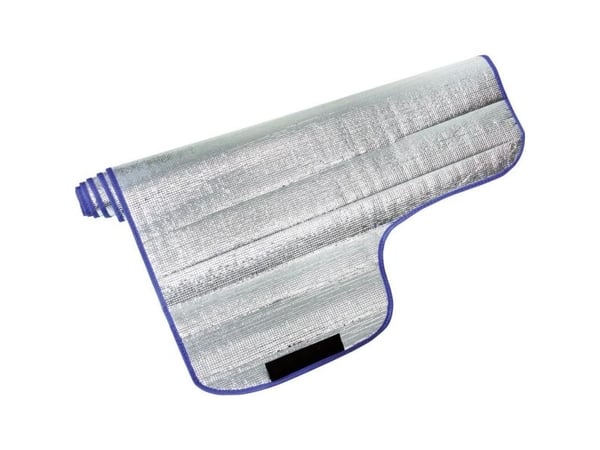 DINO rutedeksel aluminium-belagt, tyverisikring (B x H) 150 cm x 95 cm personbil aluminium (polert)