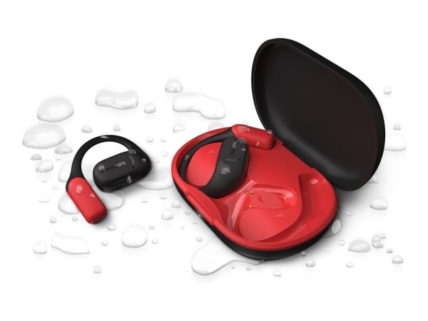 Philips TAA6709BK - True wireless-hodetelefoner med mikrofon - åpent øre - Bluetooth - svart