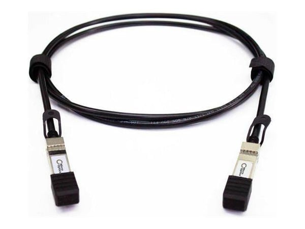 Lanview - Direkte 10GBase-koblingskabel - SFP+ (hann) til SFP+ (hann) - 1 m - fiberoptisk - SFF-8431/SFF-8472 - passiv, DAC chip