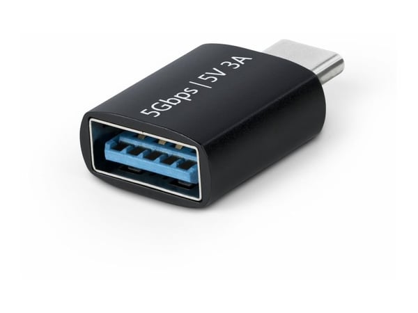 StarTech USB-C to USB-A Adapter, USB 5Gbps, Compact USB-C Male to USB-A Female Adapter, Durable Metal Housing, M/F - USB-adapter - USB-C (hann) til...