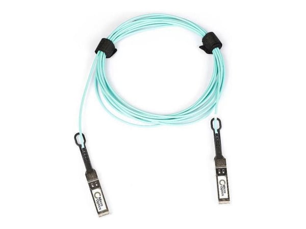 Lanview - 10GBase-AOC direct attach cable - SFP+ (hane) till SFP+ (hane) - 10 m - fiberoptisk - Active Optical Cable (AOC)