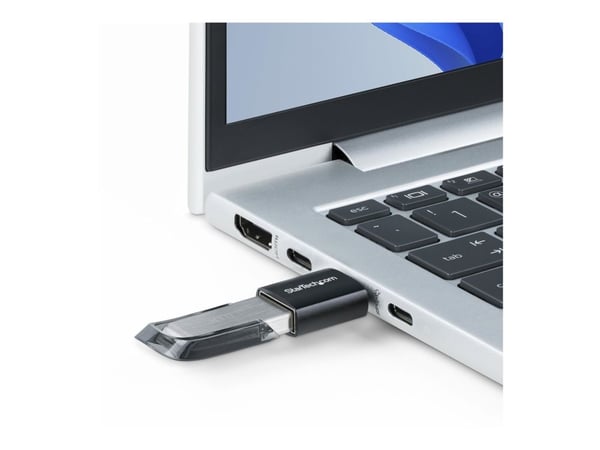 StarTech USB-C to USB-A Adapter, USB 5Gbps, Compact USB-C Male to USB-A Female Adapter, Durable Metal Housing, M/F - USB-adapter - USB-C (hann) til...