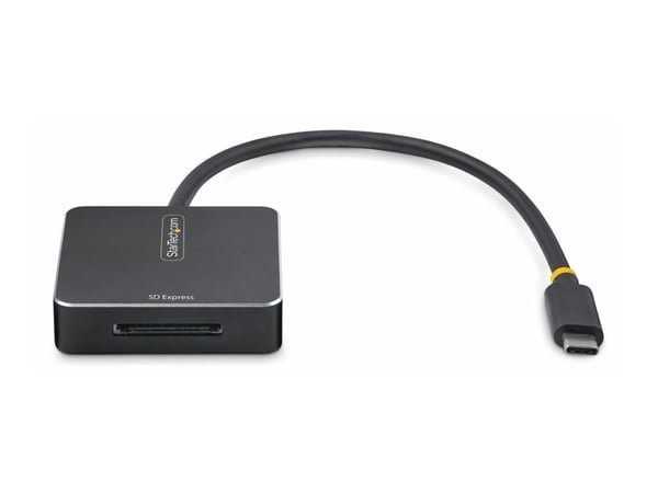 StarTech.com USB-C SD Express kortinlukija, USB 10Gbps, Kannettava muistikortinlukija, USB Type-C to Secure Digital 7.1 Adapter, toimii minkä tahan...